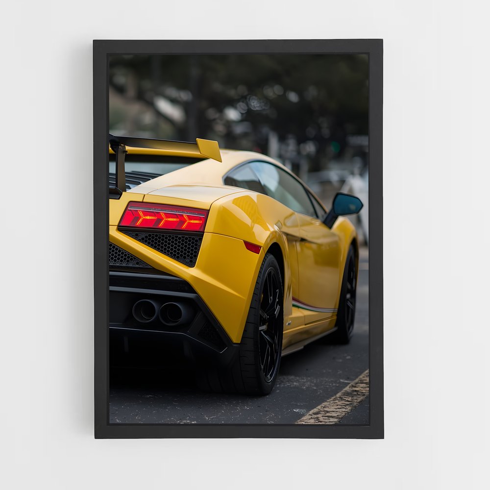 Poster Lamborghini Gallardo (vue 2)